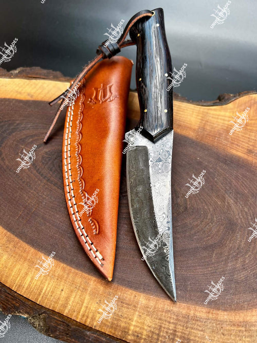 Handmade Hunting Knife With Vengai Wood